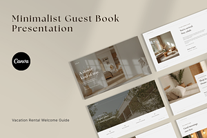 Minimalist Guest Book Presentation