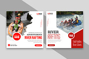 River Rafting Social Media Post, a Social Media Template by nandinigraphics (Thumbnail 1 of 2)