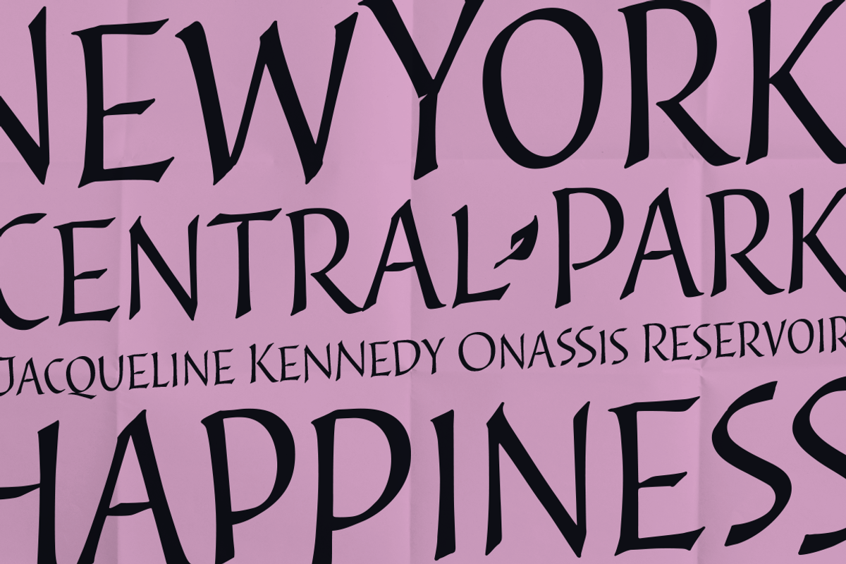 Cal Roman Modern font preview 5