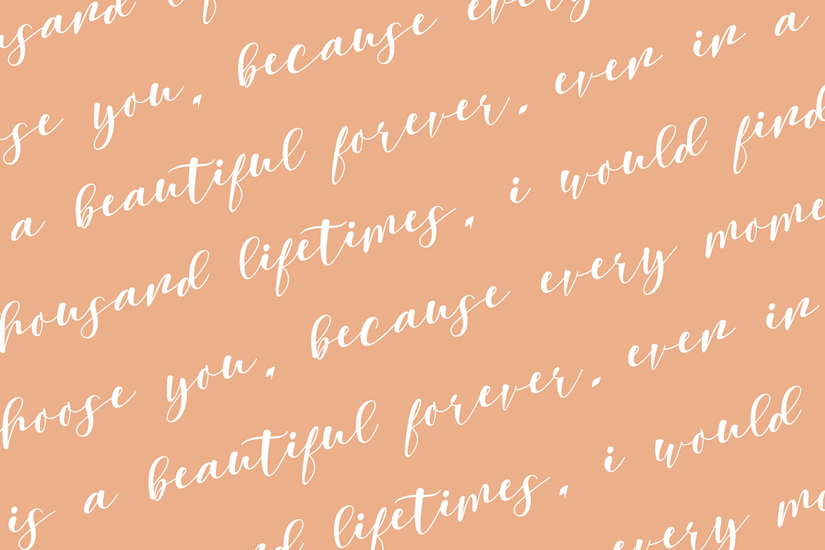 Ellovia | Script Font, a Script Font by Ekahermawan (Photo 7 of 14)