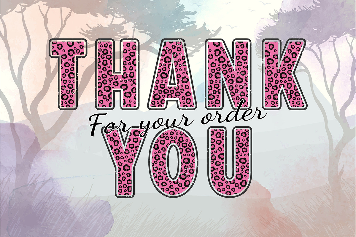 Pink Leopard Font, a Font by Font Craft Studio (Photo 6 of 6)
