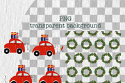 Seamless Christmas Pattern, a Decorative Illustration by Oleksandra Illustrates (Thumbnail 3 of 9)