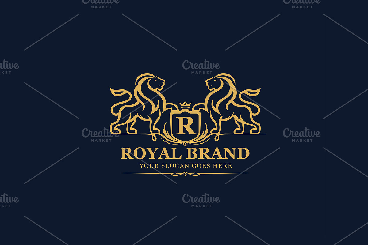 Royal Lion Logo, a Branding & Logo Template by Shwet Art (Photo 1 of 3)