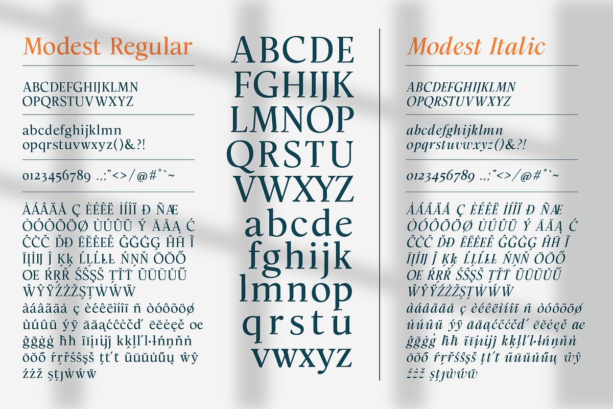 Modest Humanist Serif Family, a Serif Font by xdCreative (Photo 10 of 12)