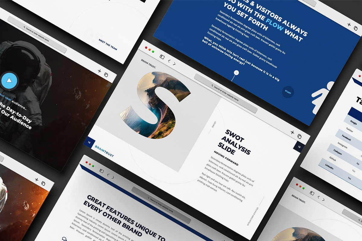 UX Pitch Report Slides - PowerPoint, a Presentation Template by Bryant Design (Photo 2 of 11)