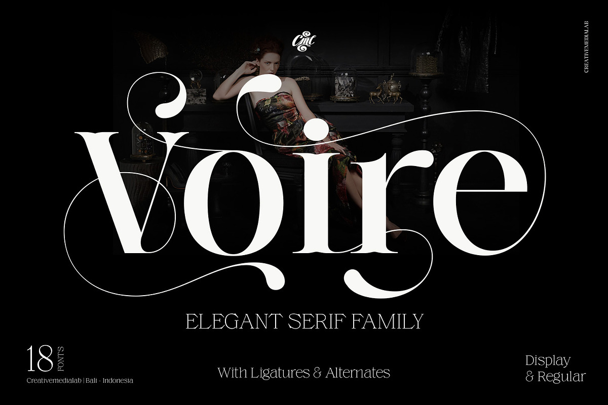 Voire - Elegant Serif family, a Serif Font by creativemedialab (Photo 1 of 21)