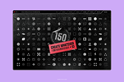 150 Retro-Futuristic Textured Shapes, an Object Graphic by Samolevsky (Thumbnail 17 of 17)