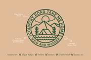 Outdoor Adventure Quotes Badges, a Branding & Logo Template by Dordar.Lab (Thumbnail 3 of 5)