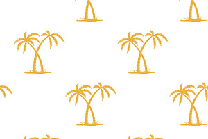 Pattern With Palms