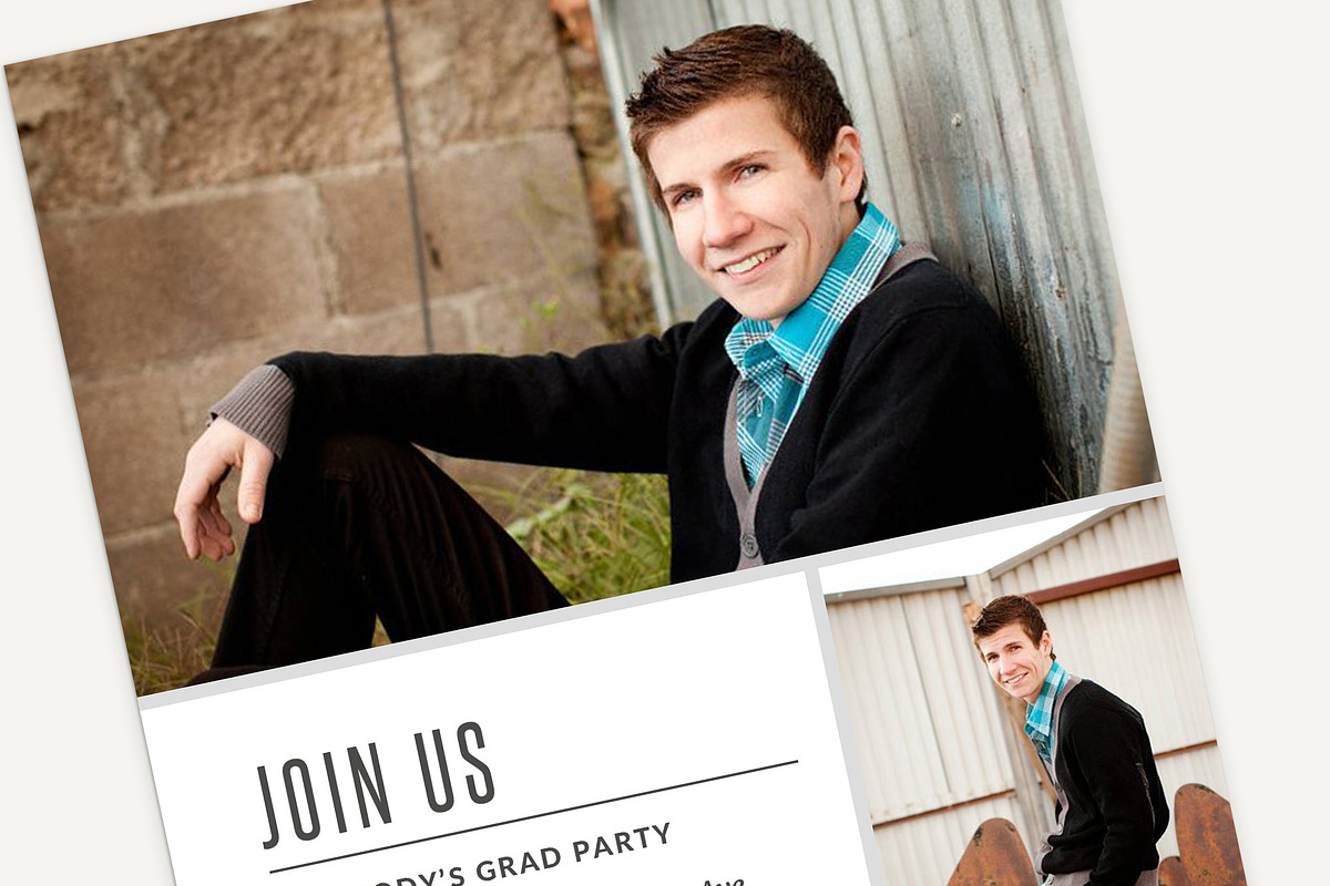 Guys Graduation Card Template - CHA, an Invitation Template by Laurie Cosgrove Design (Photo 4 of 7)