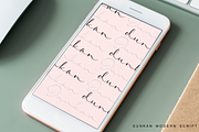 Dunkan Script, a Script Font by Quothron (Thumbnail 2 of 6)