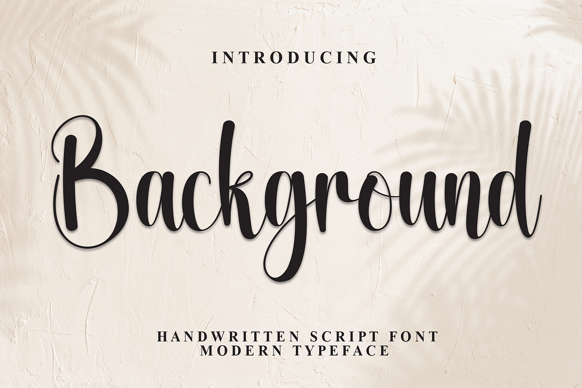Background | Script Font, a Handwritten Font by Scratchones (Photo 1 of 8)