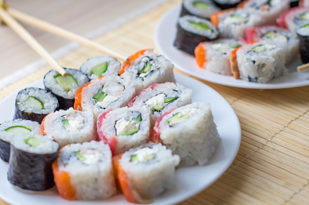 Sushi japanese national cuisine containing japanese, sushi, and seafood, a Food & Drink Photo by Anno Urbis