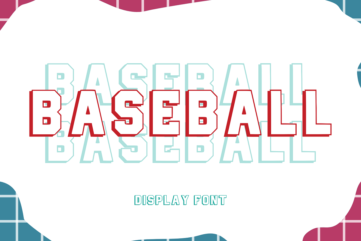 Sports Outline - Display Font, a Slab Serif Font by KiddoGlyphs Studio (Photo 2 of 5)