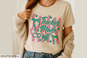 Summer Funny Teacher Mode off SVG, an Education Illustration by mh_arif (Thumbnail 3 of 4)