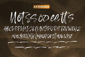 SALE! Asteriska-SVG Font