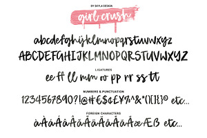 Girl Crush Bold Brush Font