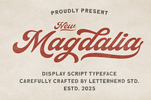 Magdalia Vintage Bold Script