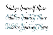 Indulge Script, a Script Font by Anthony James (Thumbnail 2 of 9)