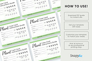 Plant Care Card Canva Template, a Design Template by Snapybiz (Thumbnail 7 of 8)