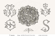 Antique Vintage Monogram Initial S, an Object Graphic by Antique Monograms (Thumbnail 1 of 4)