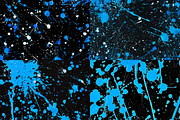 Blue Paint Splatter Patterns, a Pattern Graphic by PrintablesByFranklyn (Thumbnail 3 of 6)