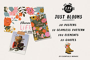 Just Blooms-Autumn Poster & Pattern, an Object Graphic by Essentially Nomadic (Thumbnail 2 of 14)