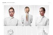 13x103cm Chiffon Silk Scarf Mockup, a Mask Mockup by creatsy5 (Thumbnail 2 of 9)