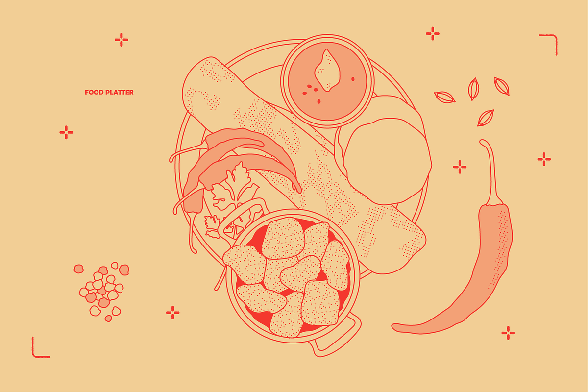 Indian Food Vector Illustrations, a Food Illustration by TheFoodAtlas (Photo 15 of 15)