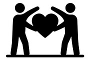 Couple Love Heart Silhouette, an Object Graphic by Gfx_Store (Thumbnail 11 of 16)