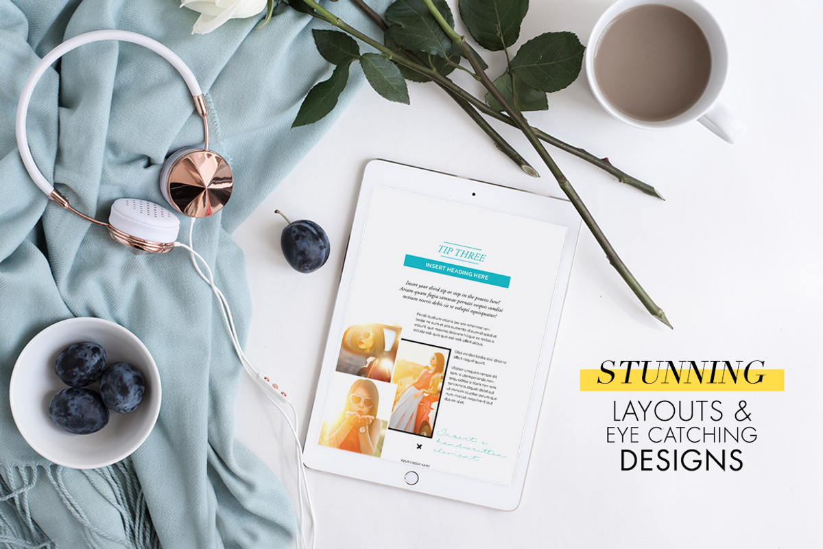 eBook Template - Canva, INDD & PSD, a Magazine Template by Little Sweet Designs (Photo 5 of 10)