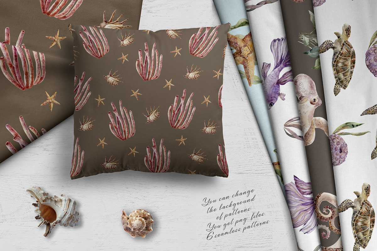 Underwater Magic. Marine Bundle., an Animal Illustration by Designwork (Photo 13 of 21)