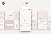 Infographic instagram templates, a Social Media Template by LiliesandBerries (Thumbnail 7 of 17)