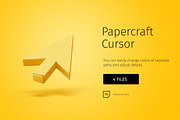 Papercraft cursor, an Object Graphic by TITO (Thumbnail 1 of 3)