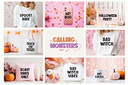 Spooky Halloween Bundle - 8 Fonts, a Handwritten Font by BarcelonaShop (Thumbnail 4 of 9)