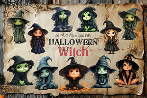 Cute Halloween Witch. TShirt Sticker, an Animal Illustration by KENO Mascots