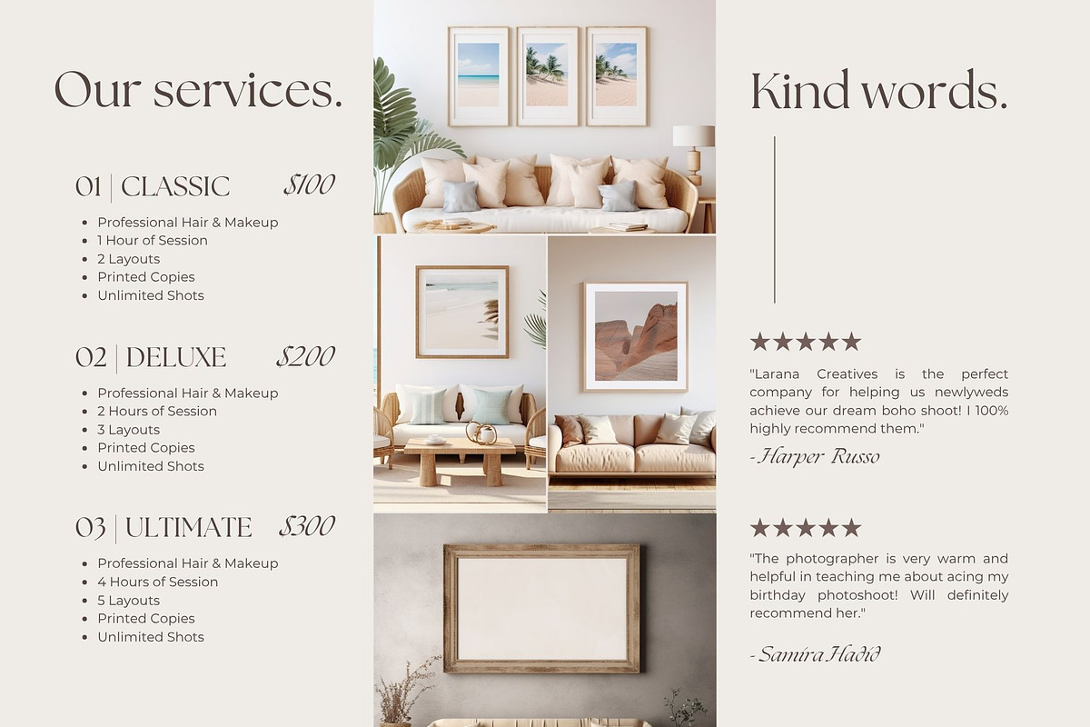 50 Canva Frame Mockups Bundle, a Household Mockup by ARTOZEN DIGITAL (Photo 3 of 14)