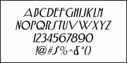 Nouveau Spurred JNL, a Serif Font by Jeff Levine Fonts (Thumbnail 5 of 5)
