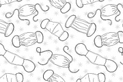 Reusable Face Masks Seamless Pattern, a Pattern Graphic by Franzi draws (Thumbnail 2 of 2)