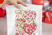 Crochet XOXO Valentine Day Heart Png, an Illustration by OK Design (Thumbnail 2 of 4)