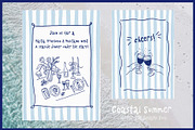 COASTAL Summer - whimsical set, a Seasonal Illustration by Madiwaso (Thumbnail 8 of 13)