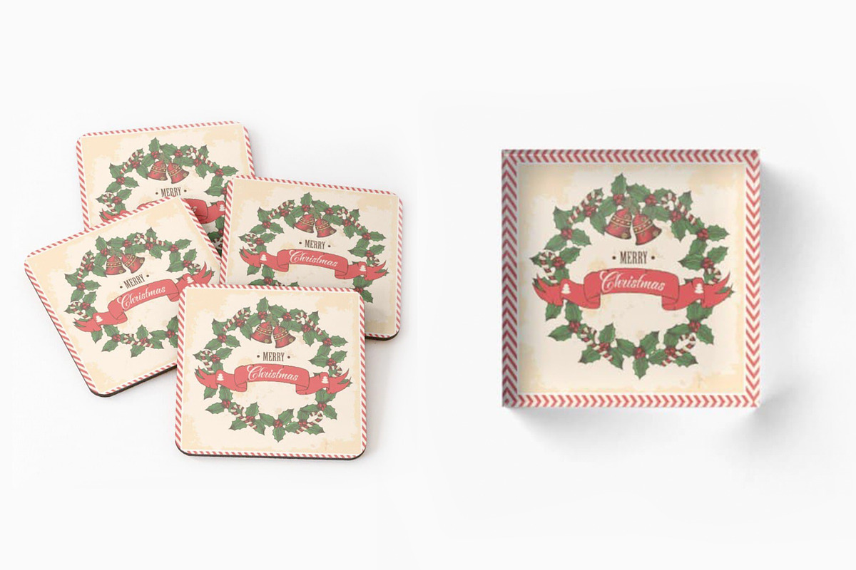 Vintage Christmas cards, a Card Template by Tabiti (Photo 6 of 9)