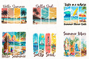 Summer Brushstroke Sublimation, an Illustration by OK Design (Thumbnail 2 of 4)
