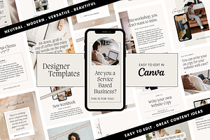 Social Media Business Canva Template