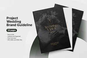 Wedding Brand Guideline Template, a Brochure Template by TMint Play