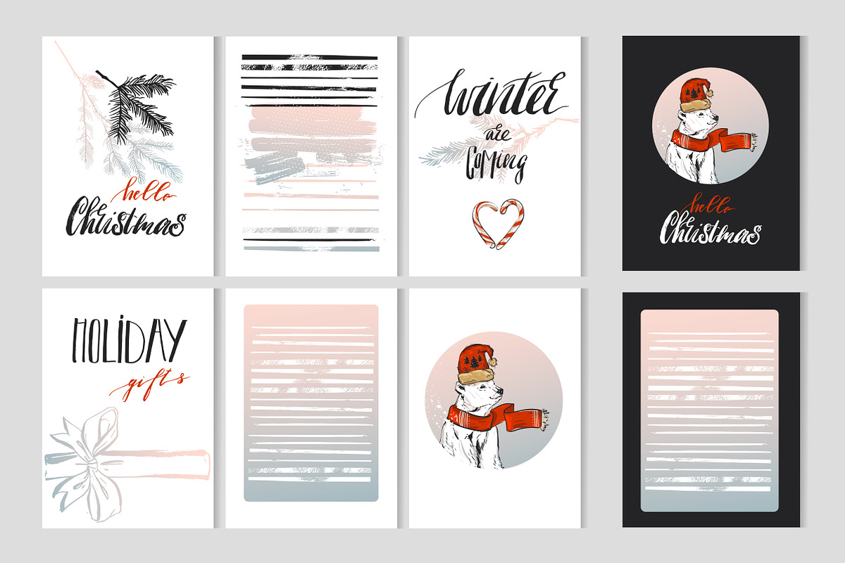 Dear Santa Christmas set, a Card Template by Anastasy_helter (Photo 5 of 10)