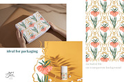 Elegant Art Nouveau Floral Pattern, a Pattern Graphic by PaperJamLab (Thumbnail 6 of 7)