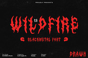 CS Wildfire Drawn, a Blackletter Font by Craft Supply Co. (Thumbnail 1 of 8)