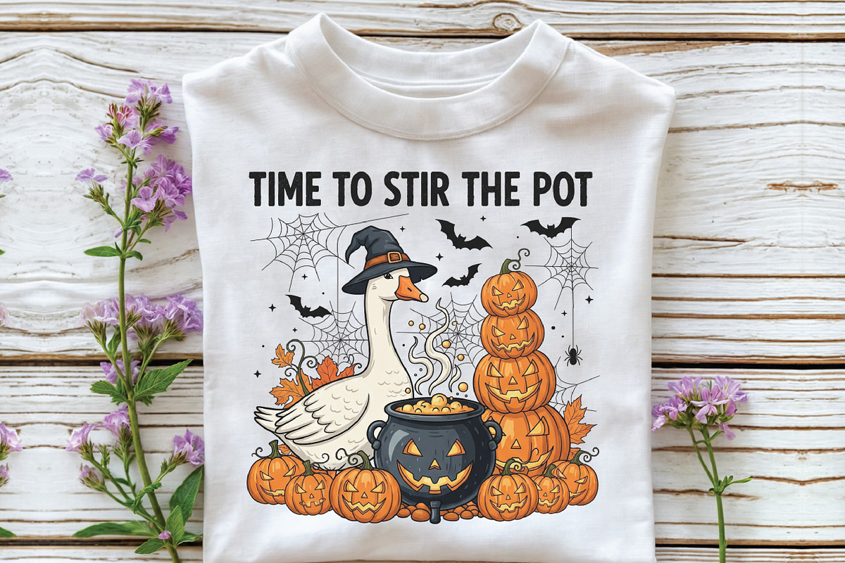 Time To Stir The Pot PNG Goose, an Illustration by CraftArtStudio (Photo 3 of 4)