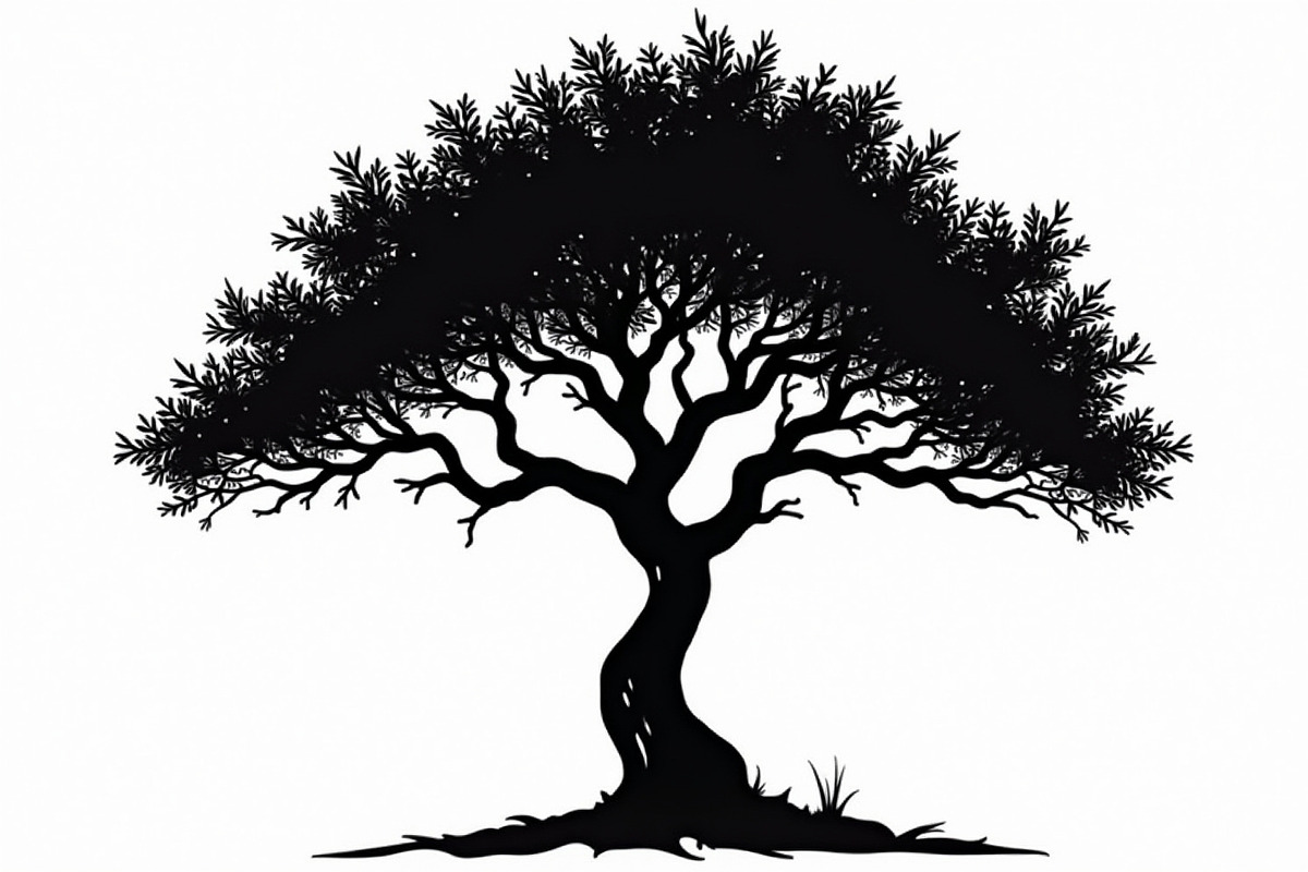 20 Black Tree Silhouettes Bundle, an Illustration by Gaye Art (Photo 16 of 21)
